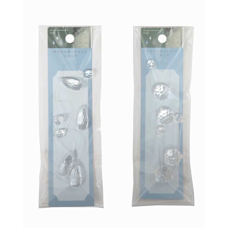 アクリルオーナメント　ドロップ