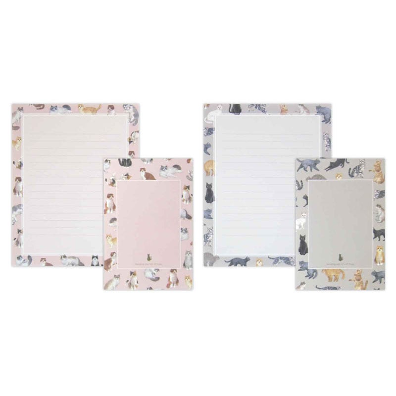 レターセット ねこ柄 4セット