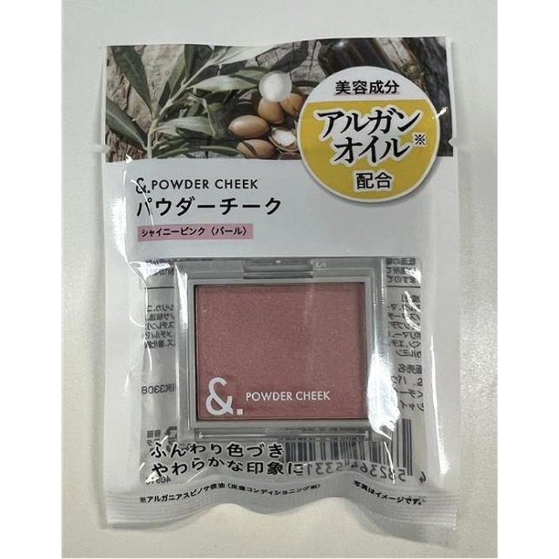 ＆．パウダーチーク　シャイニーピンク