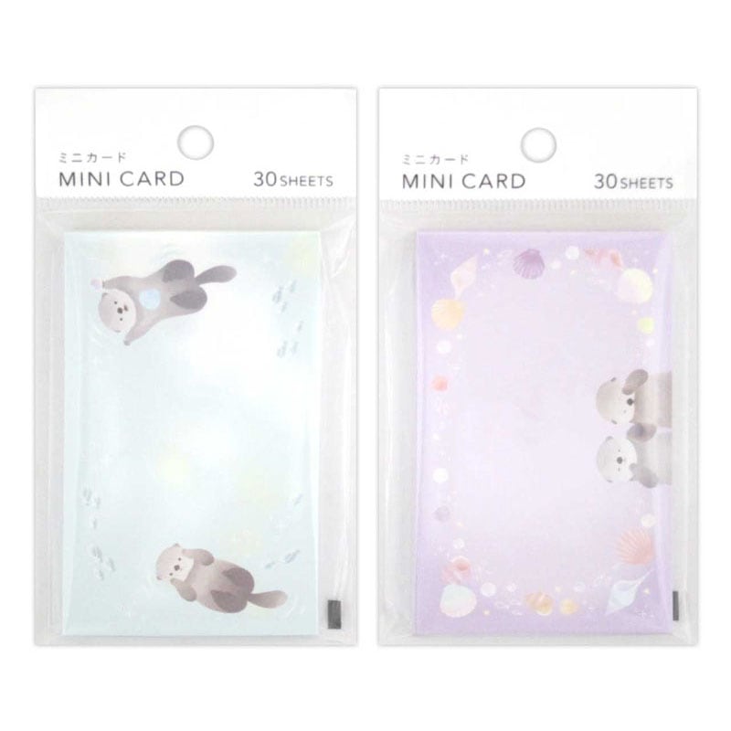 ほっこりラッコミニカード 30枚