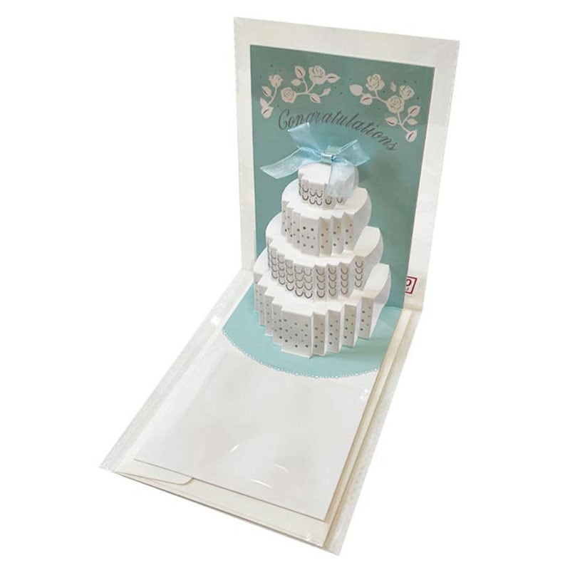 グリーティングカード ケーキ封筒付