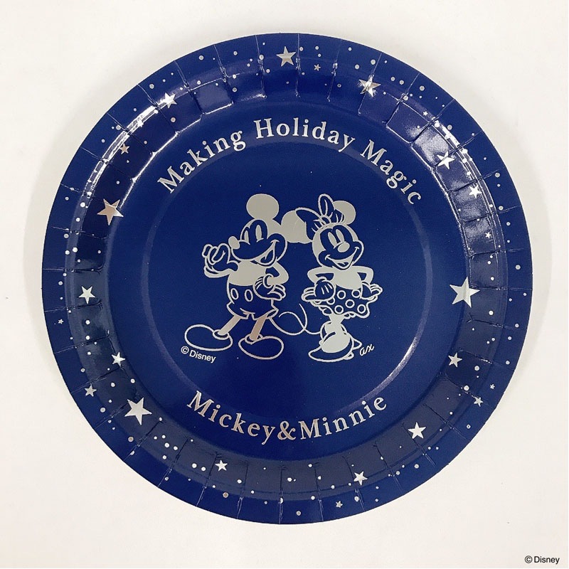 ディズニー／ウィンターホリデー　ペーパープレート大　３Ｐ