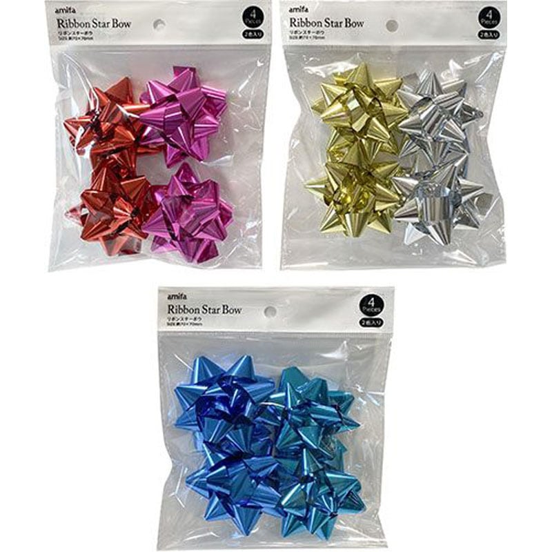 リボンボウ　Ｌ　４Ｐ　メタリックＭＩＸ