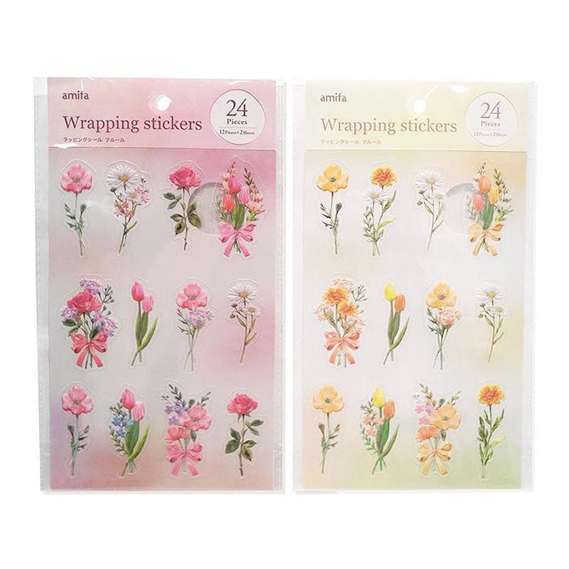 ラッピングシール フルール【公式】≪1個からお届け≫Can☆Doネット