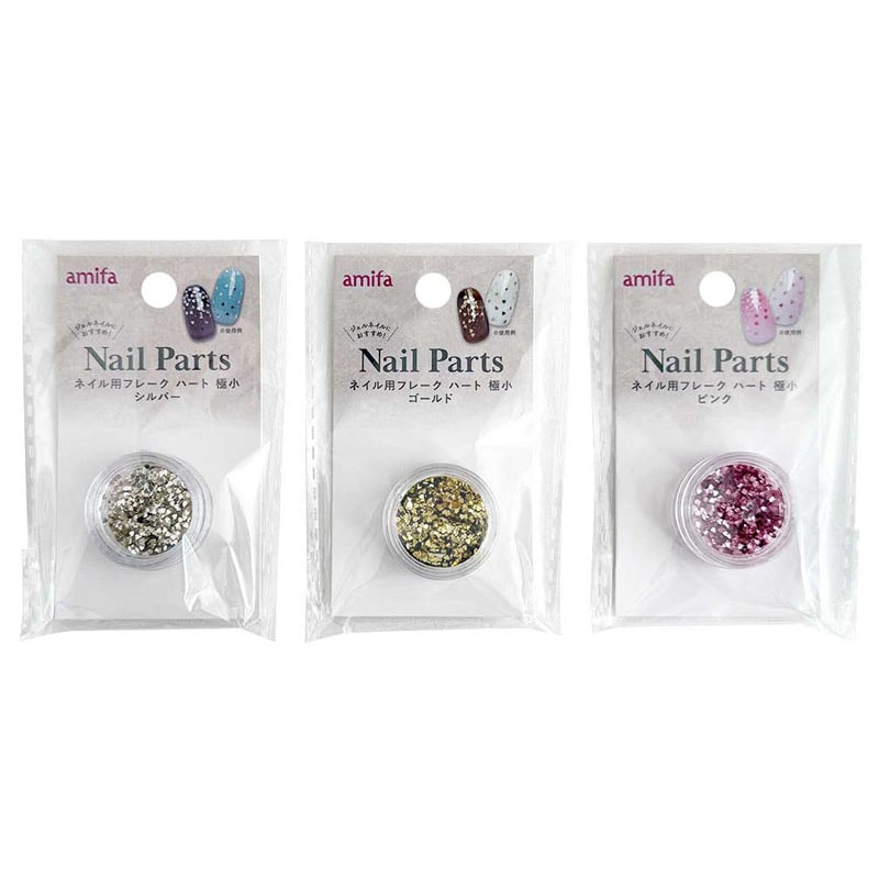 ネイル用フレーク　ハート　極小