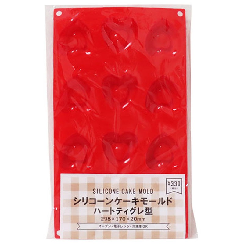 シリコーンモールド　ハートティグレ