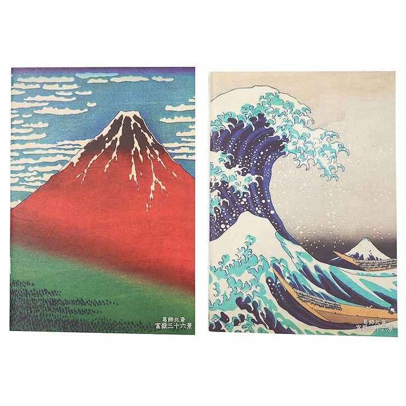 ノート　Ａ５　Ａ罫　５２ページ　葛飾北斎