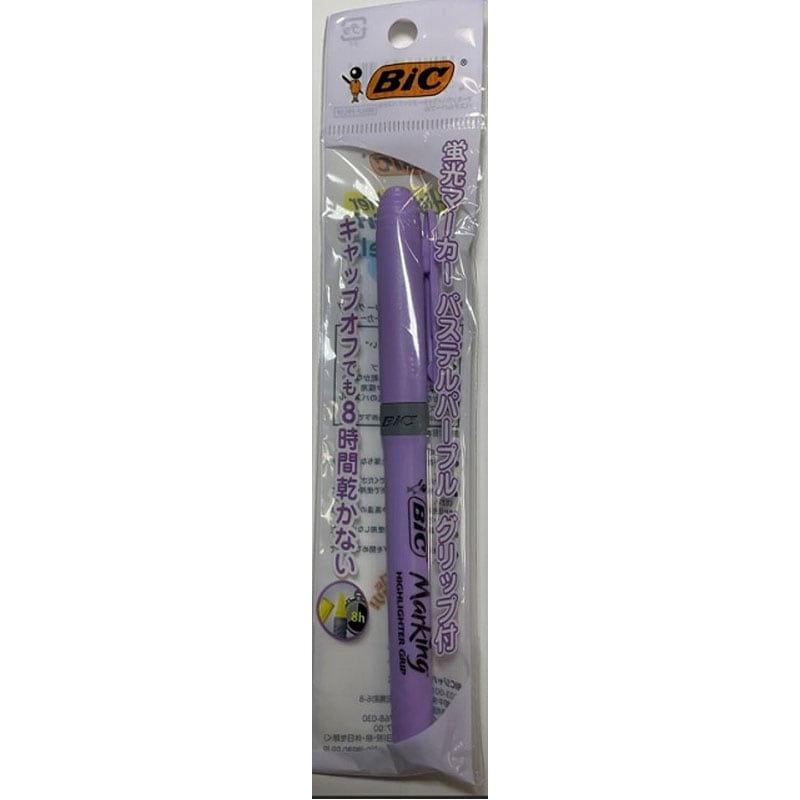 ＢＩＣ　蛍光マーカー　パステルパープル