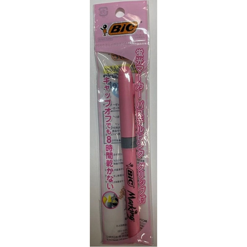ＢＩＣ　蛍光マーカー　パステルピンク