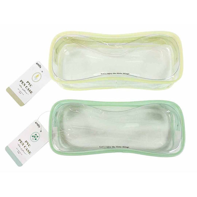 ビニールペンケース　Ｍ＆Ｃ　マチ付