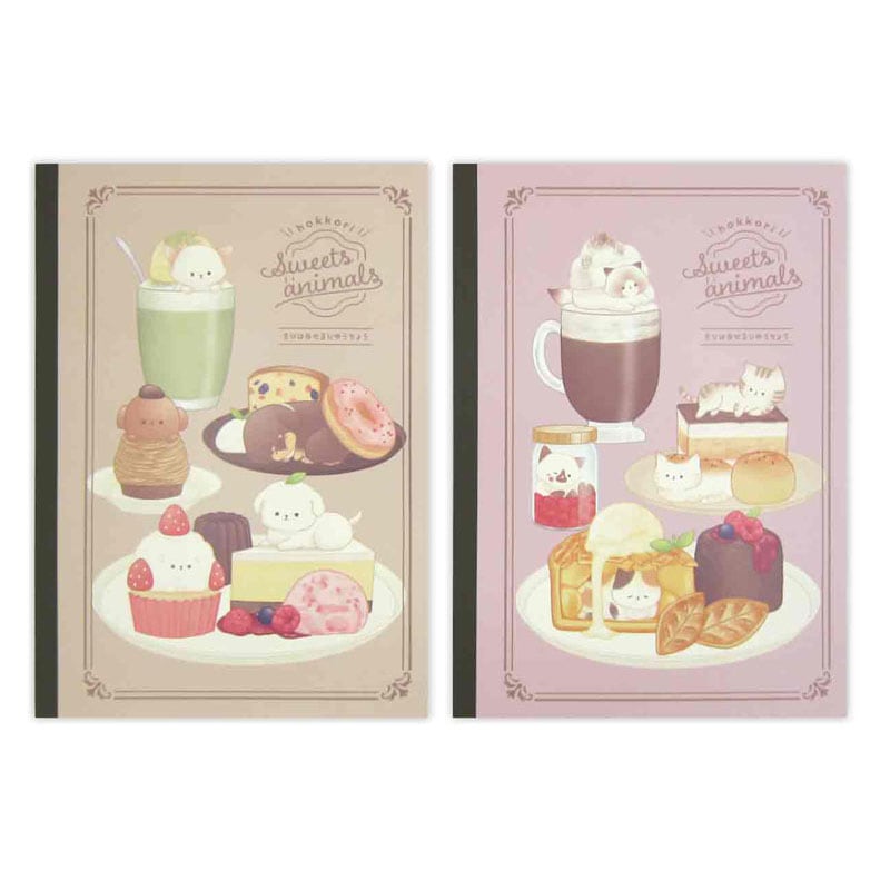 Ａ５切り離せる自由帳　スイーツアニマル　６０