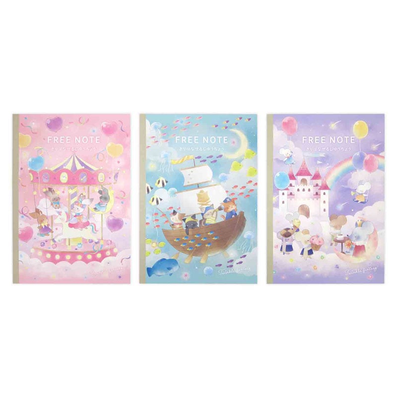 ＴＦきりはなせるじゆうちょう　５０枚　３柄