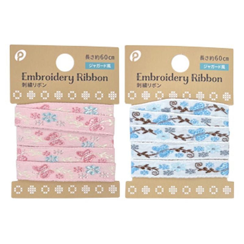 刺繍リボン（ジャガード風）