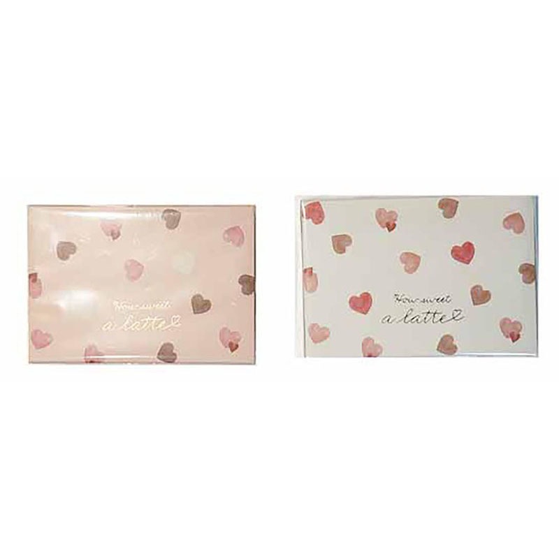 トリュフボックス　６個用　水彩ラテハート