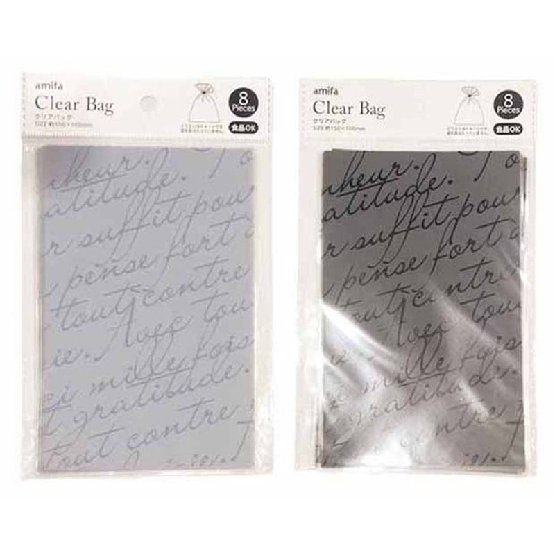 クリアバッグ　Ｓ　８Ｐ　シンプルロゴ