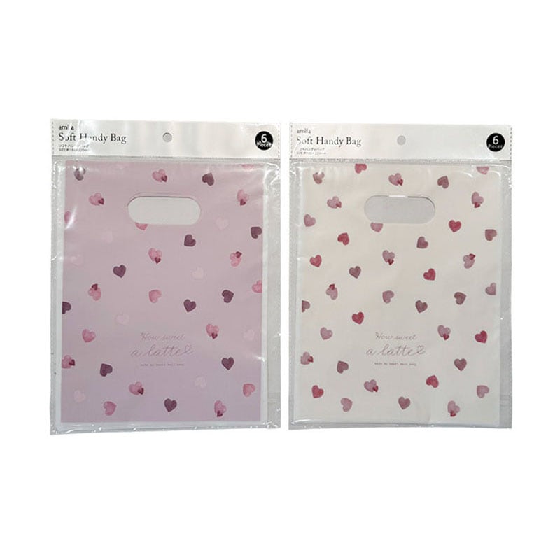 ソフトハンディバッグ　Ｓ　６Ｐ　ラテハート