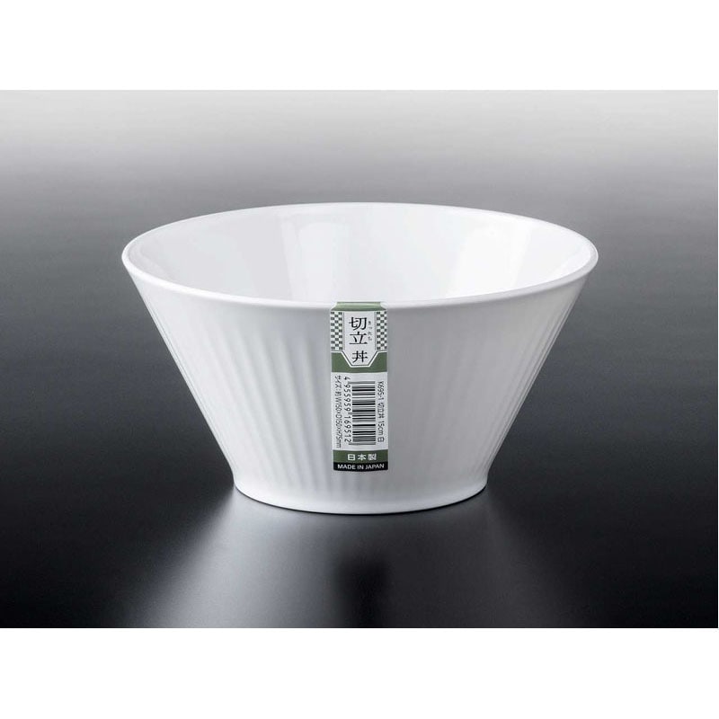 切立丼 15cm 白