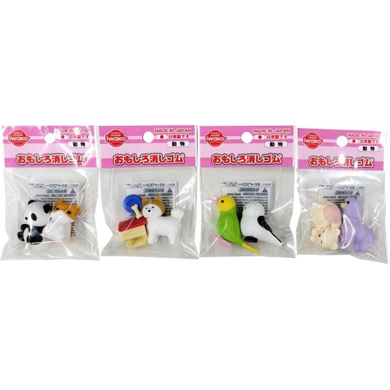 イワコー　おもしろ消しゴム　動物