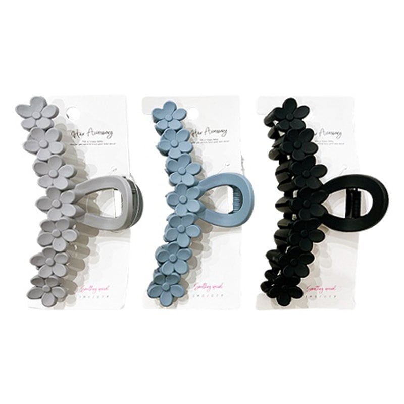 バンスクリップ　大　フラワー