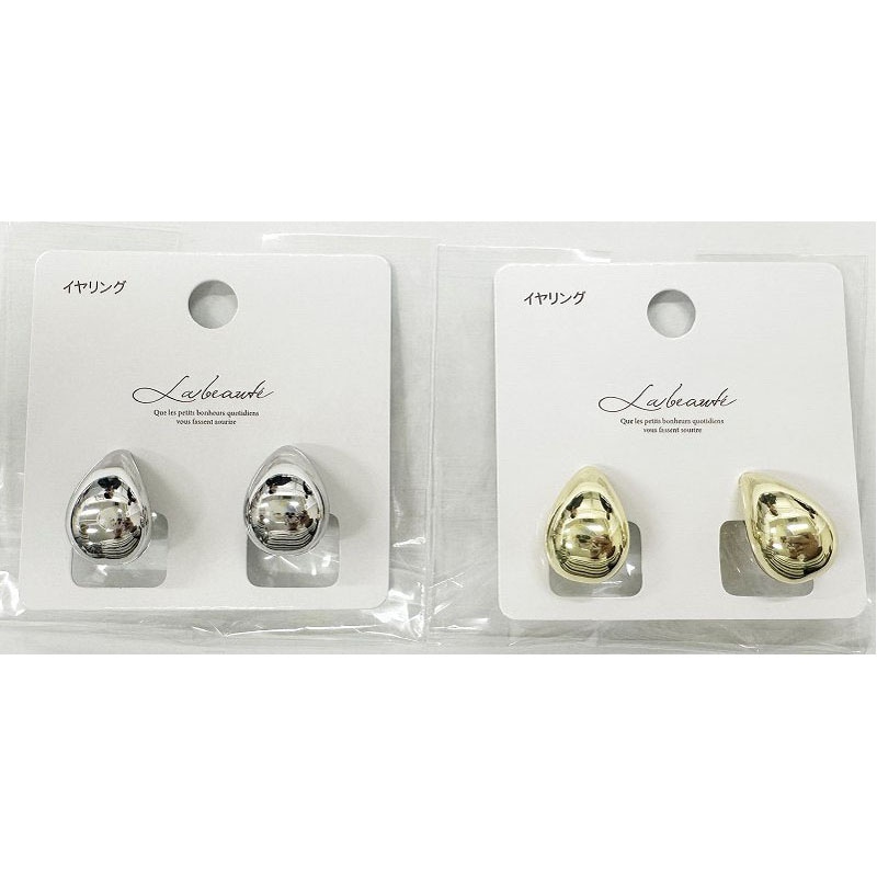 メタルドロップイヤリング