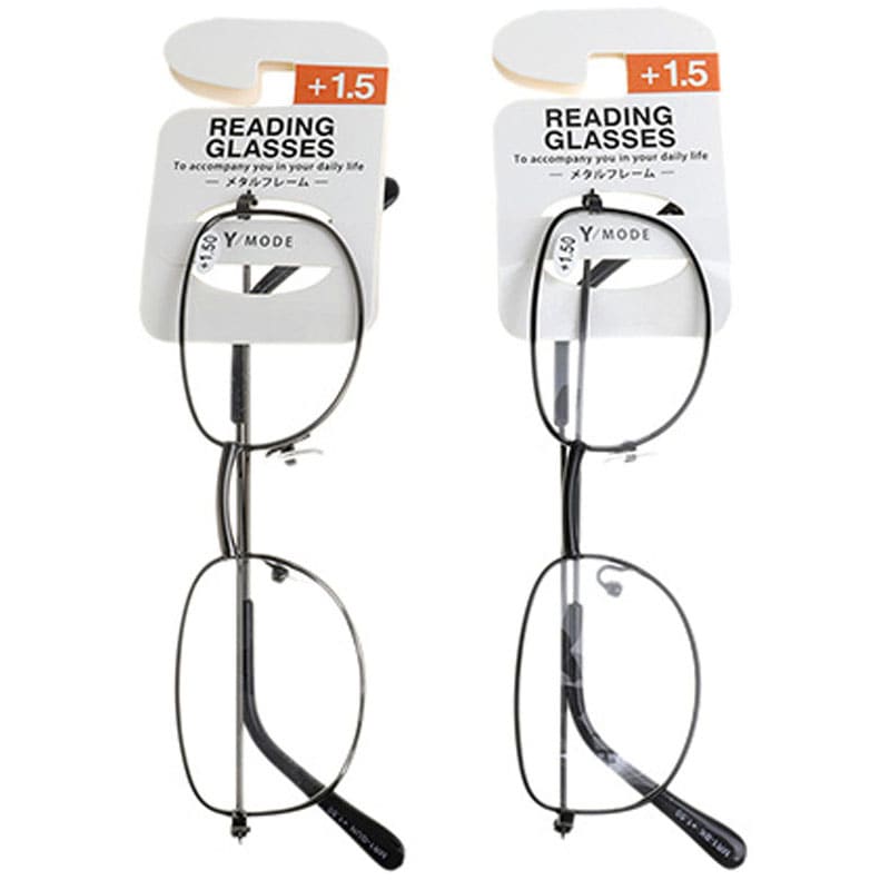 メタル老眼鏡　＋１．５０