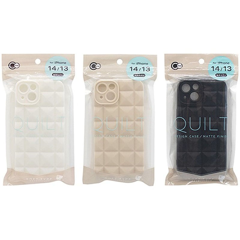 ｉＰ１４／１３用ケース　キルト風