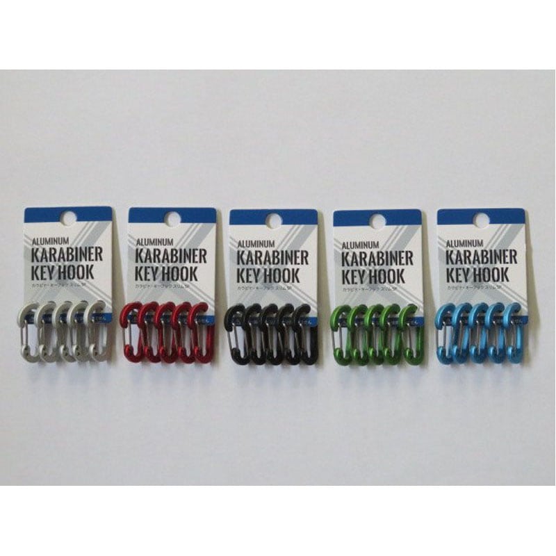 カラビナ・キーフックスリム　５Ｐ