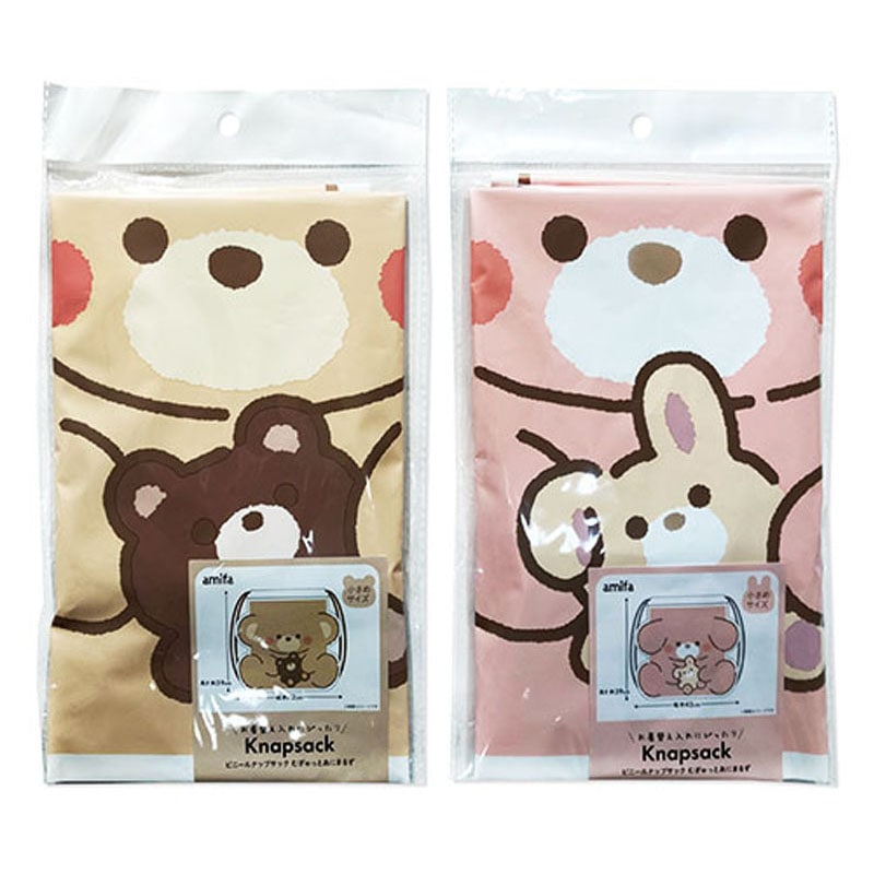 ミニビニールナップサック　あにまるず
