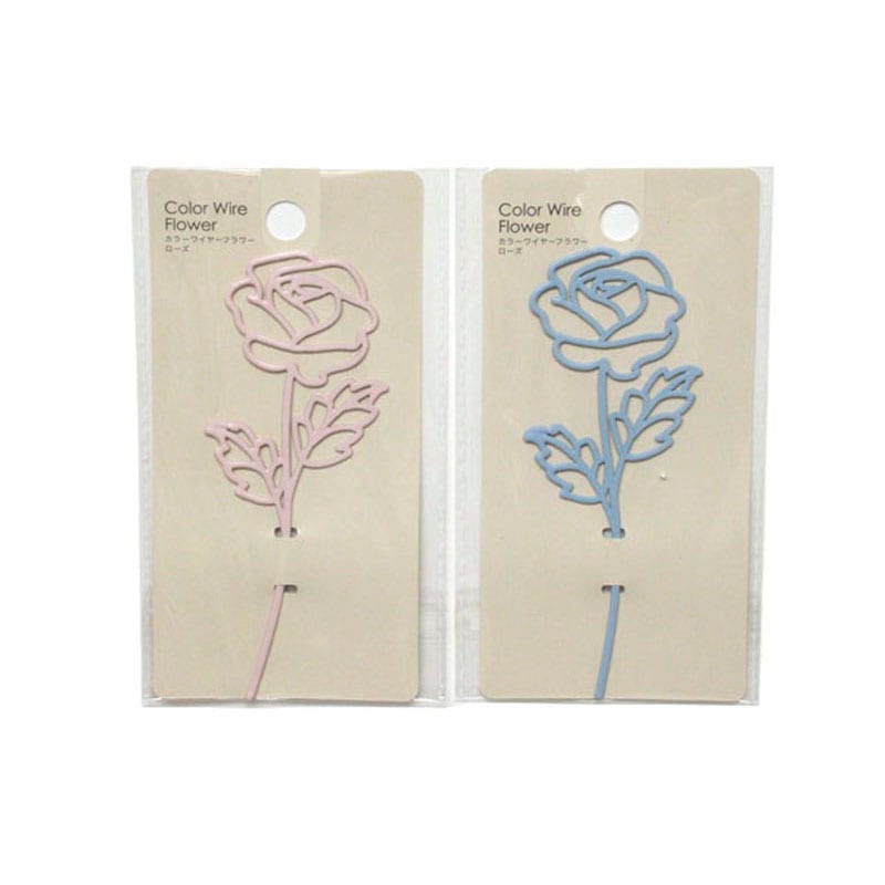 カラーワイヤーフラワー　ローズ