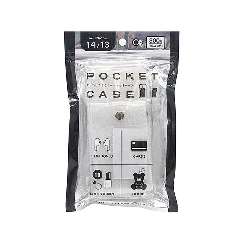 ｉＰ１４／１３ポケット付ケース