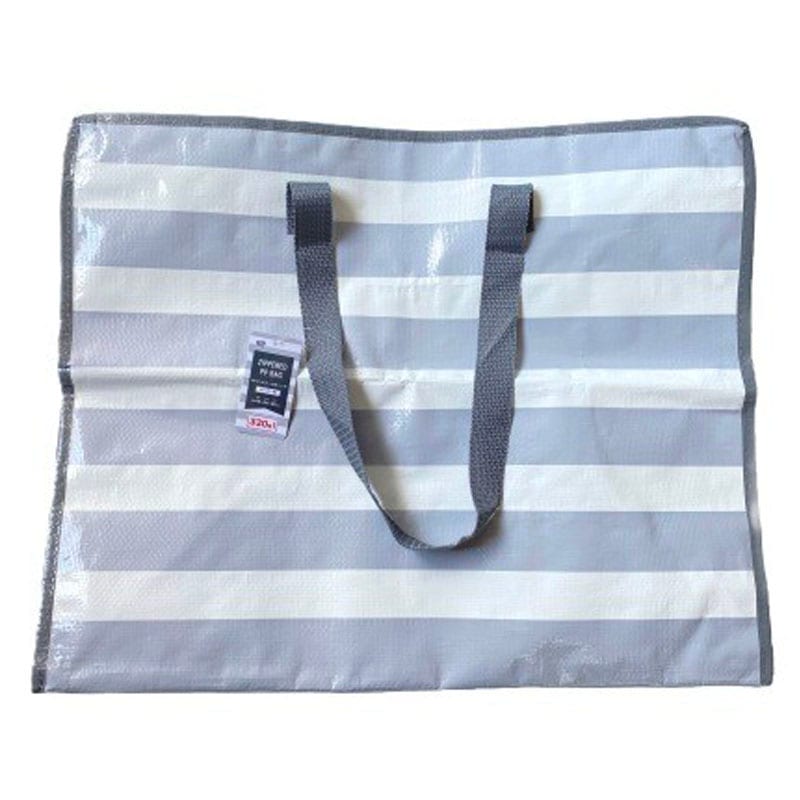 ＰＰファスナー付バッグ　ボーダー