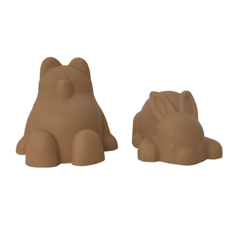 プリン型　クマ・ウサギ