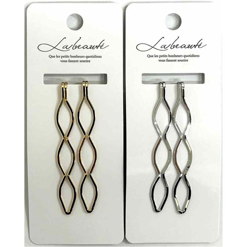 メタリックウェーブピン　２Ｐ