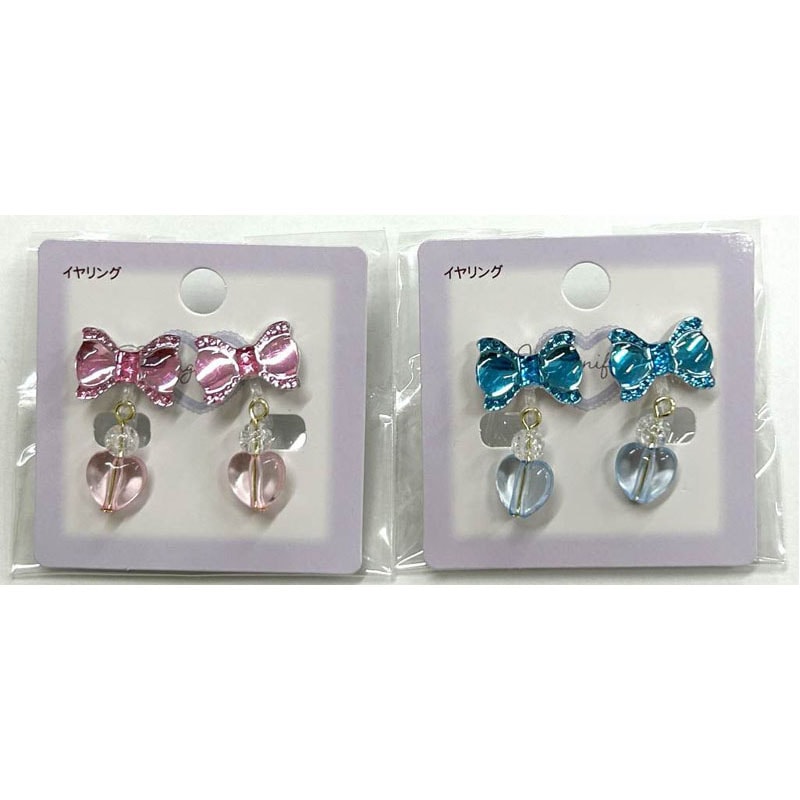キラキラリボンイヤリング
