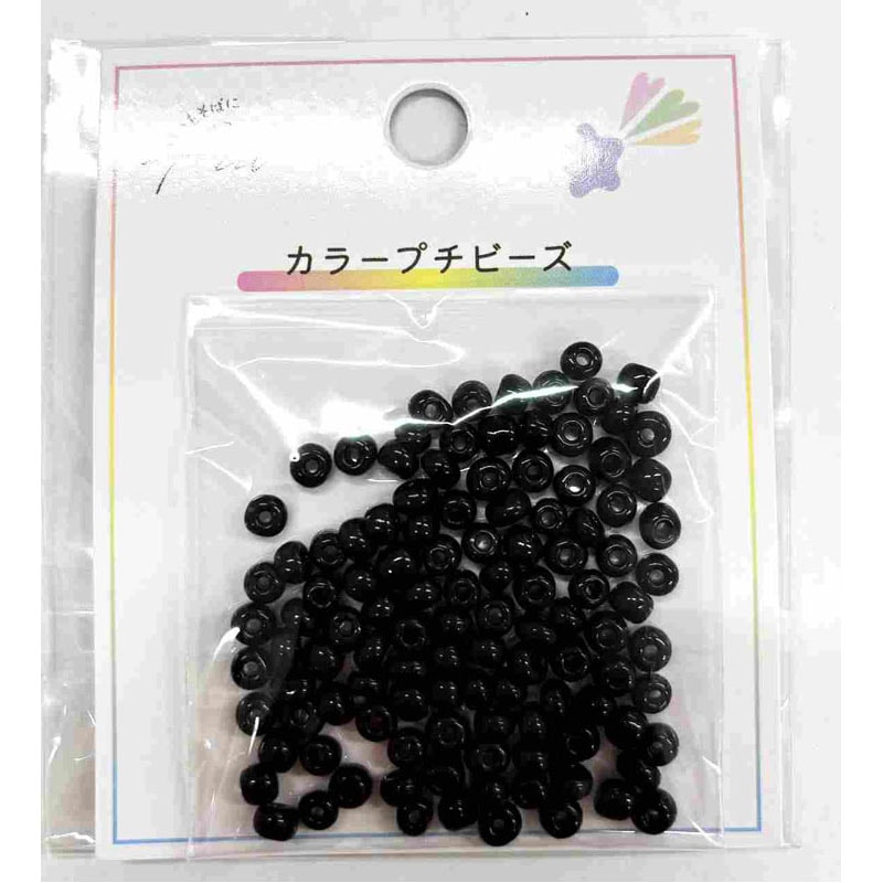 カラープチビーズ BK