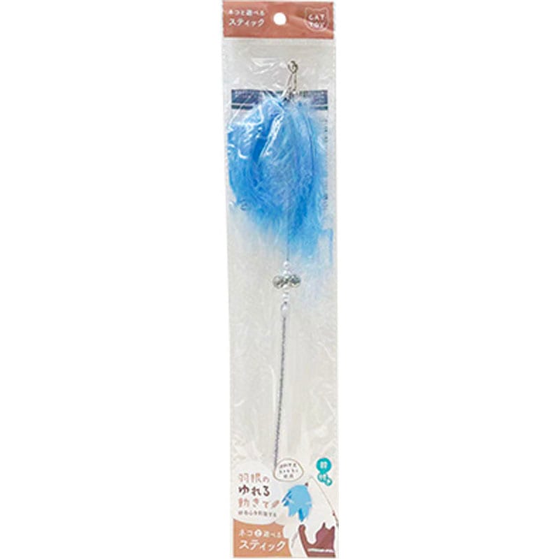 ネコ用スティックおもちゃ　羽根