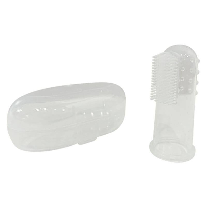 指サック型歯ブラシ