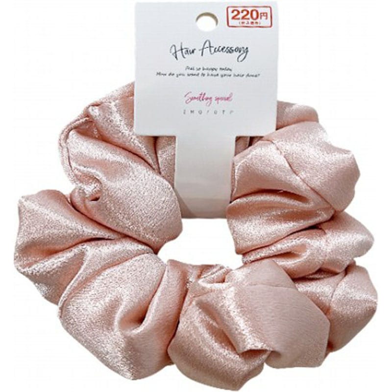 わた入りシュシュ ピンクベージュ【公式】≪1個からお届け≫Can☆Do