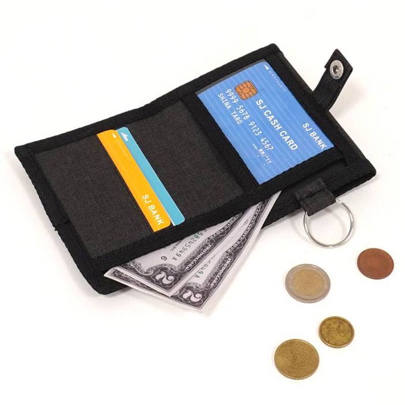 ウォレット　リング付　ブラック