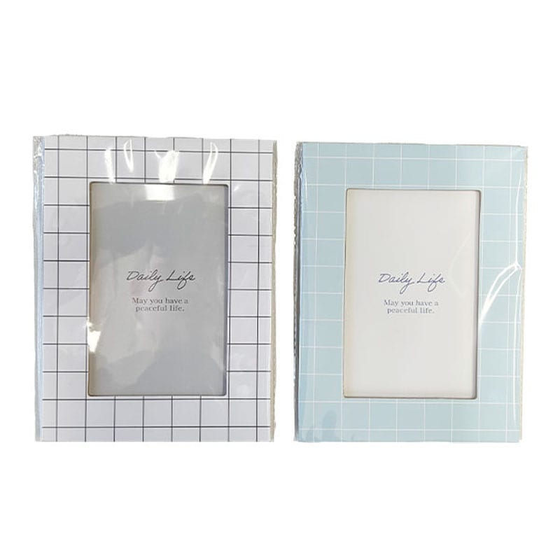 フォトフレーム　チェック柄