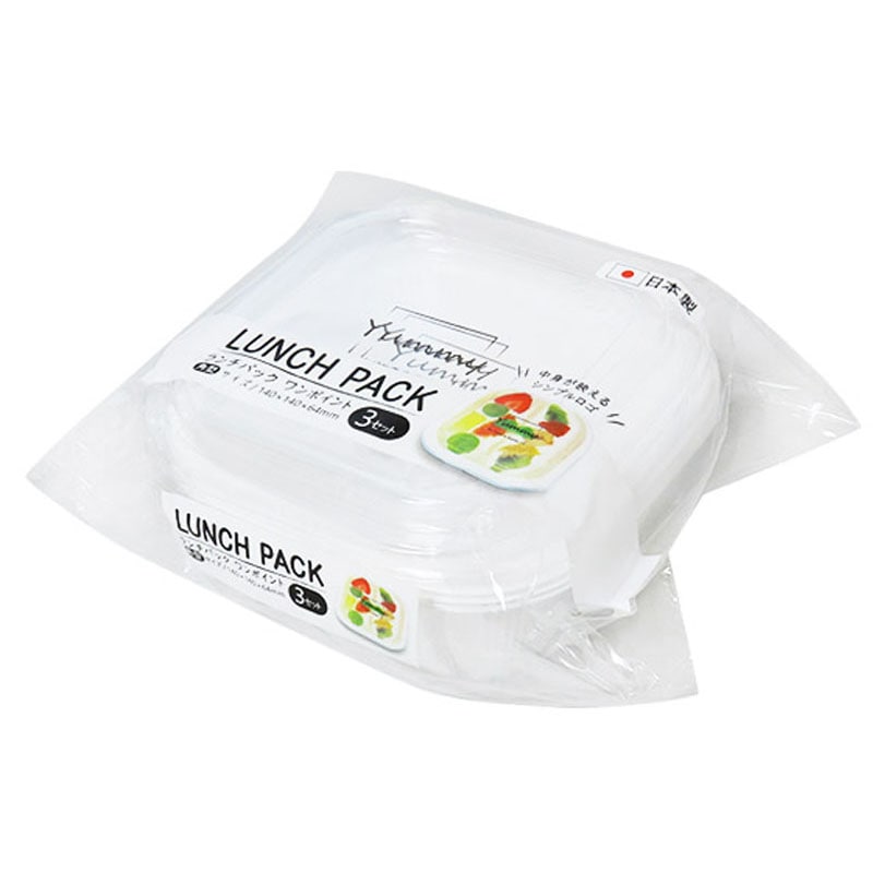 ランチパック　ワンポイント角型