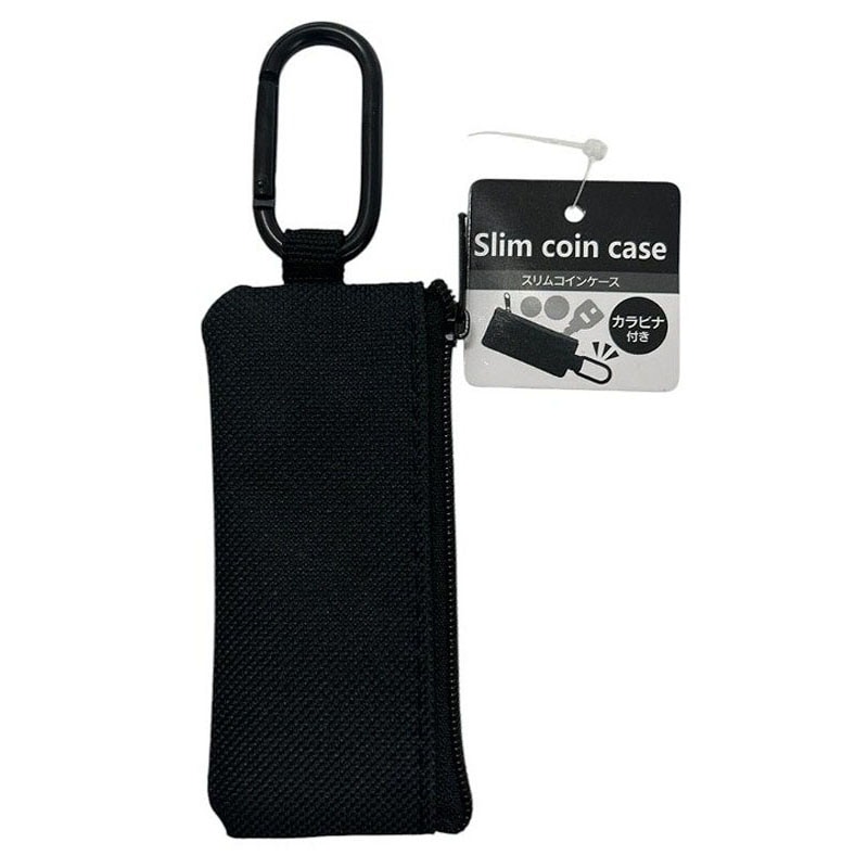 スリムコインケースカラビナ付き