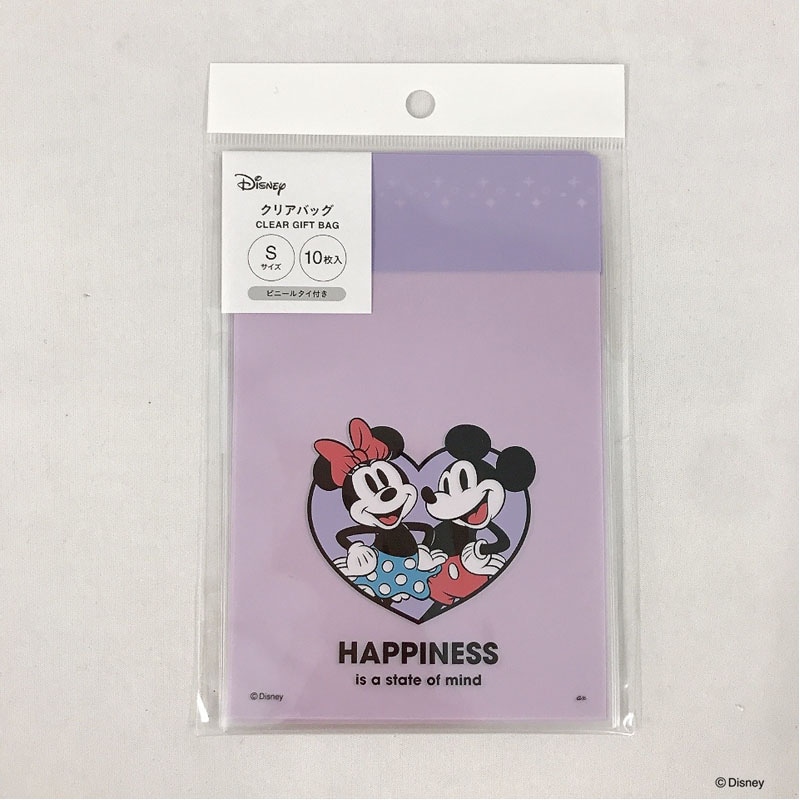 ディズニー／ミニーマウス クリアバッグS10P【公式】≪1個からお