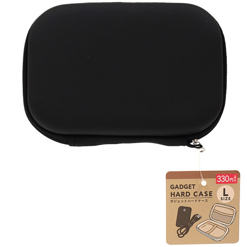 ガジェットハードケース　Ｌ　ＢＫ