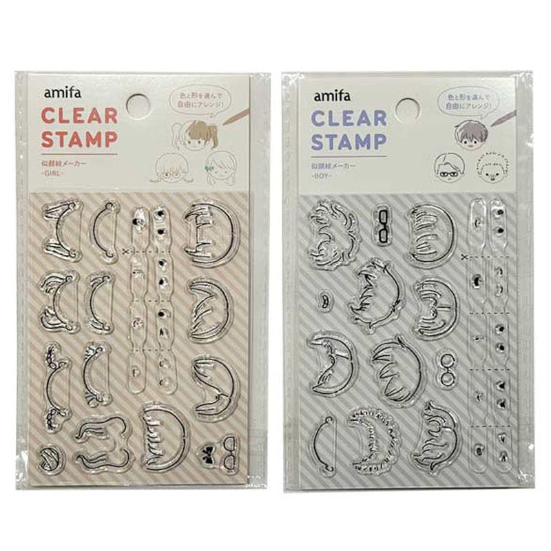 クリアスタンプ　似顔絵メーカー