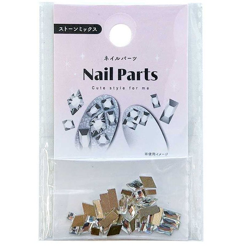 ネイルパーツストーン 小 ミックス