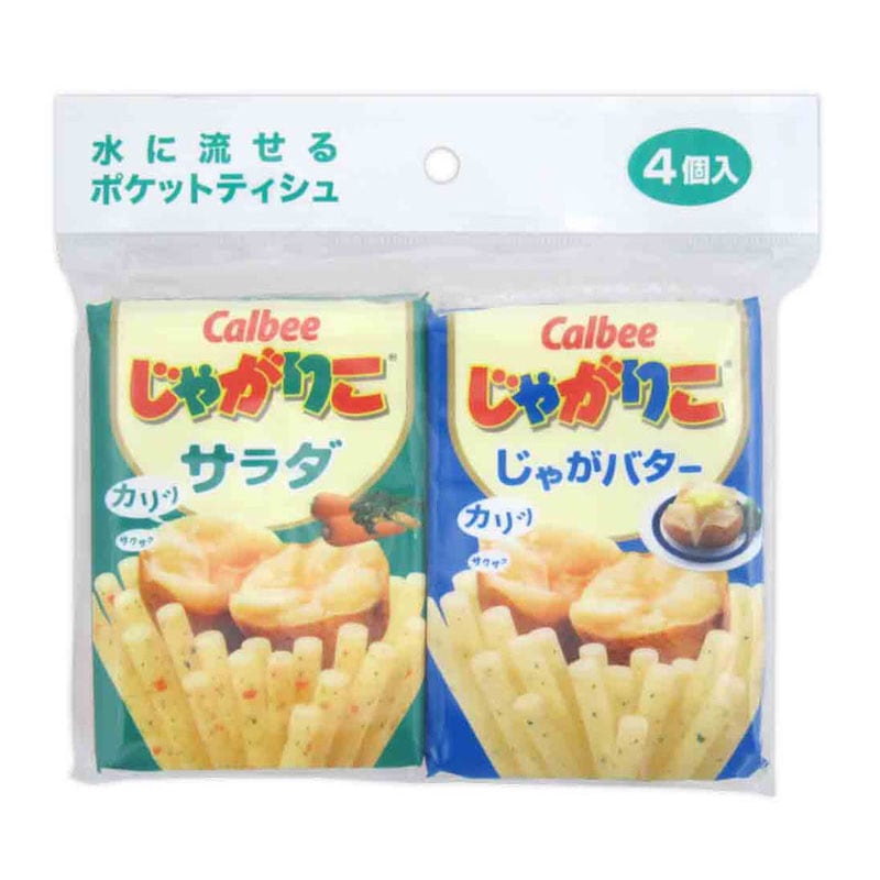 ポケットティッシュじゃがりこ　４Ｐ