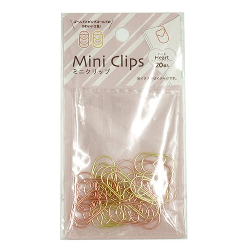 ミニクリップ　（ハート）　２０Ｐ