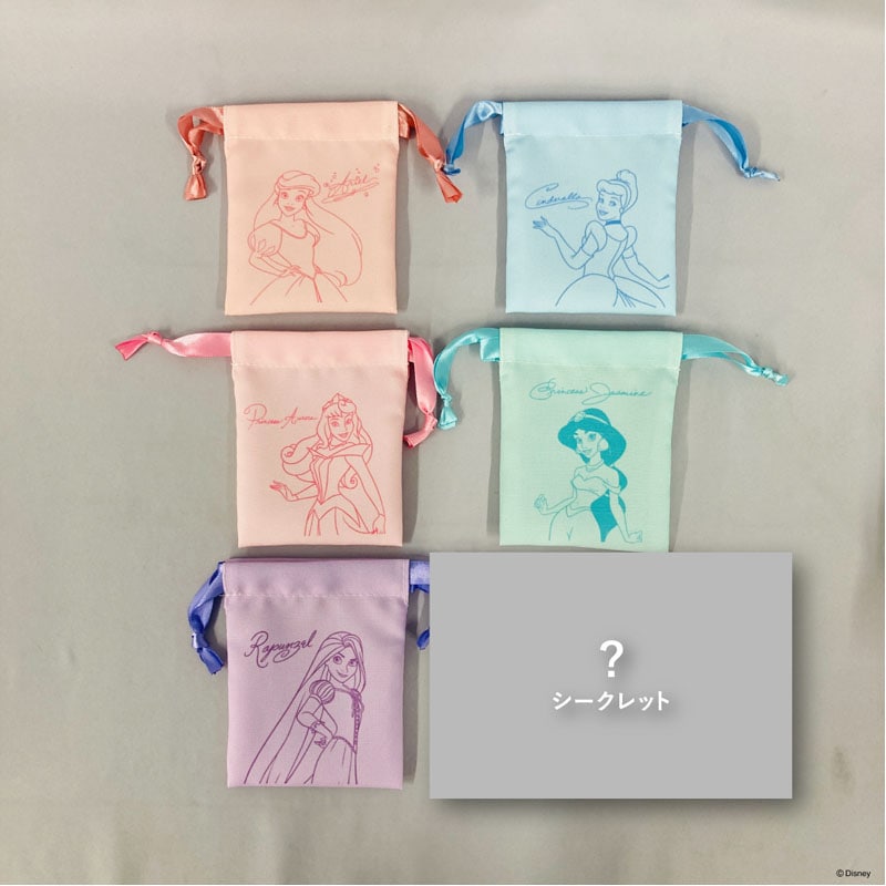 数量限定】ディズニープリンセス プチ巾着【公式】≪1個からお届け