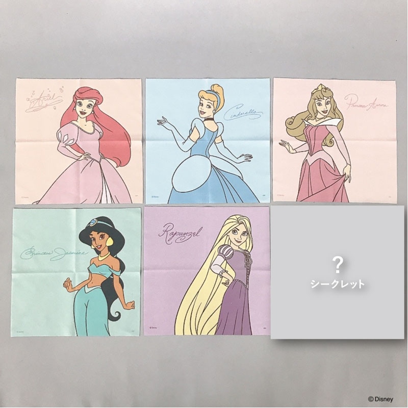 数量限定】ディズニープリンセス ミニクリーニングクロス【公式】≪1